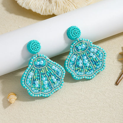 Ocean Breeze Shell Earrings