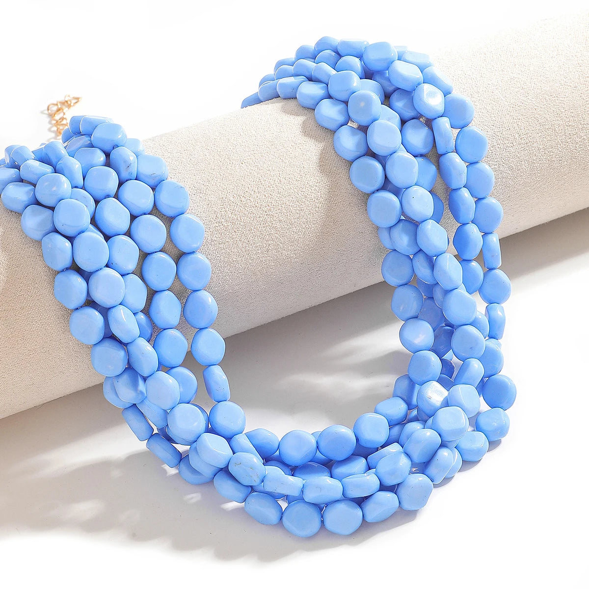 Blue Boho Layers Necklace