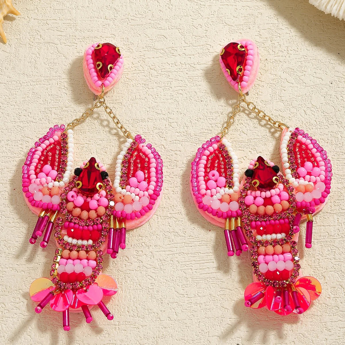 Sea Creature Beaded Dangles