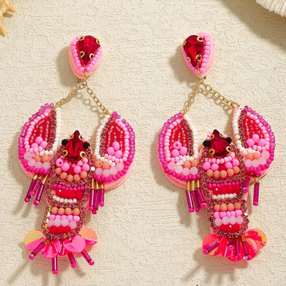 Sea Creature Beaded Dangles